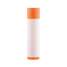 화이트+오렌지 립밤용기(챕스틱용기) 5ml